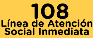 108: linea de atención social atención inmediata