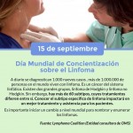 15 de septiembre: día mundial de concientización sobre el Linfoma