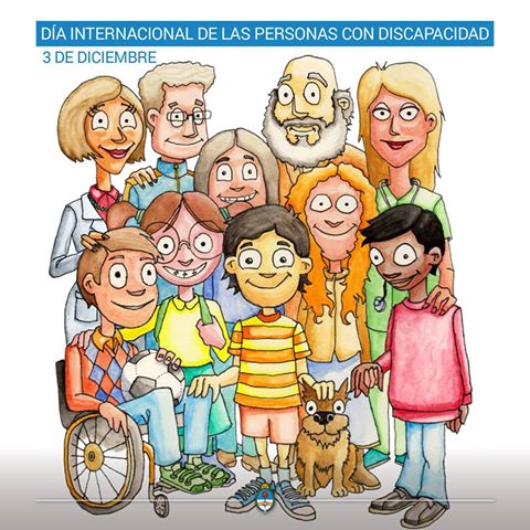 3 de diciembre: DÍA INTERNACIONAL DE LAS PERSONAS CON DISCAPACIDAD